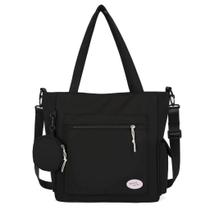 Bolsa Sacola Feminina Masculino Grande Com Bolsinha De Ombro Tecido Nylon Reforçado Lançamento Acompanha 2 Alças Fashion Bolsa Sacola Feminina Masculino Grande Com Bolsinha De Ombro Tecido Nylon Reforçado Lançamento Acompanha 2 Alças Fashion