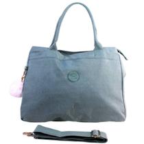 Bolsa Sacola Feminina Notebook Executiva Espaçosa Moderna com Chaveiro Pompom