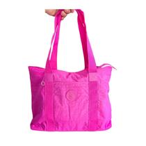 Bolsa Sacola Feminina Nylon cor Pink Bolsa Sacola Feminina Nylon cor Pink