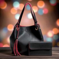 Bolsa sacola grande Feminina de ombro e Bolsinha