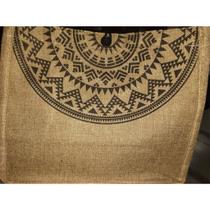 Bolsa Sacola Juta Indiana com Alça