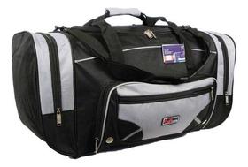 Bolsa sacola mala alça ziper bolso grande poliester 65l yins