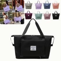 Bolsa Sacola Mala Multiuso Feminina Grande Dobrável E Expansível Vira tipo Carteira Portátil Bolsa Sacola Mala Multiuso Feminina Grande Dobrável E Expansível Vira tipo Carteira Portátil