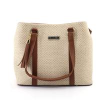 Bolsa Sacola Palha Grande Feminina Praia Piscina Moda Luxo