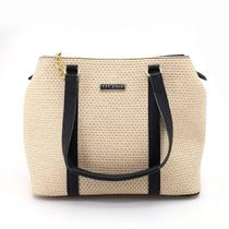 Bolsa Sacola Palha Grande Feminina Praia Piscina Moda Luxo