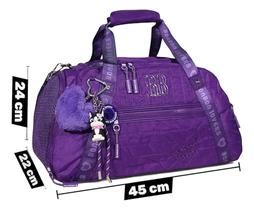 Bolsa Sacola Rebecca Bonbon Rb Academia Viagem Porta Tênis Lilás ref: 27008