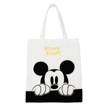 Bolsa sacola retangular mickey preto branco 40x33cm - disney Bolsa sacola retangular mickey preto branco 40x33cm - disney