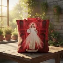 Bolsa Sacola Tecido Ecobag Jesus Misericordioso