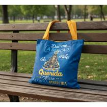 Bolsa Sacola Tecido Ecobag Nossa Senhora Aparecida Dai-me a Benção Bolsa Sacola Tecido Ecobag Nossa Senhora Aparecida Dai-me a Benção