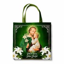 Bolsa Sacola Tecido Ecobag São José Verde Bolsa Sacola Tecido Ecobag São José Verde