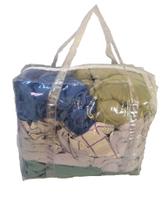 Bolsa Sacola Toda Transparente Para Guardar Roupas Praia CDP Jumbo Grande