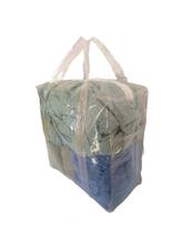 Bolsa Sacola Toda Transparente Para Guardar Roupas Praia CDP Jumbo Grande