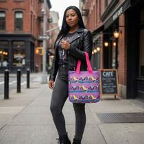 Bolsa Sacola Tote feminina mão Ombro Praia Dia a Dia Personalizada Mulher Maravilha DC Comics