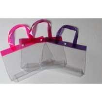 Bolsa/Sacolinha plástica infantil (24x19x3) kit com 10 unidades, ideal para festas