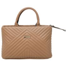 Bolsa Satchel Feminina Dayane Magalhães Bege Bolsa Satchel Feminina Dayane Magalhães Bege