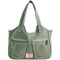 Bolsa Satchel Feminina True Religion Crossbody Sage 33 x 38 x 13 cm Bolsa Satchel Feminina True Religion Crossbody Sage 33 x 38 x 13 cm