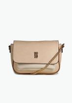 Bolsa satchel transversal média wj sintético Bolsa satchel transversal média wj sintético