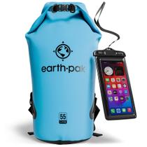 Bolsa seca Earth Pak 55L impermeável com capa de telefone Bolsa seca Earth Pak 55L impermeável com capa de telefone