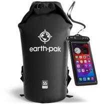 Bolsa seca impermeável Earth Pak 55L com capa de telefone Bolsa seca impermeável Earth Pak 55L com capa de telefone