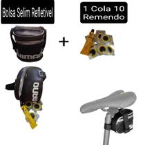 Bolsa Selim + Kit Reparo Remendo Para Câmaras