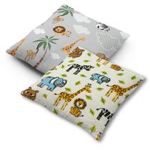 Bolsa Sementes p/ cólica bebê Kit 2 Un Safari Cinza e Safari Feliz