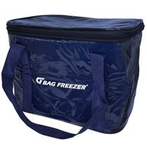 Bolsa Semi Térmica 10 Litros PVC Azul Bag Freezer