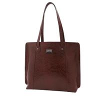 Bolsa Shopper Feminina Couro Botão Mariart 5240 Vermelho