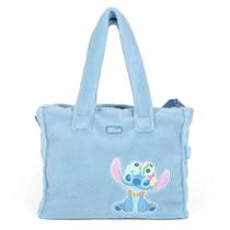 Bolsa Shopper Média Transversal Pelucia Stitch Disney Luxcel Bolsa Shopper Média Transversal Pelucia Stitch Disney Luxcel