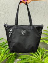 Bolsa Shopper Nylon HEART de Ombro Clean Esportiva Academia Bags Gym Masculino Feminino Ziper Vertical Frontal Resistente Treino Crossbody Unisex Bolsa Shopper Nylon HEART de Ombro Clean Esportiva Academia Bags Gym Masculino Feminino Ziper Vertical Frontal Resistente Treino Crossbody Unisex