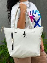 Bolsa Shopper Nylon VETERINARIA de Ombro Clean Esportiva Academia Bags Gym Masculino Feminino Ziper Vertical Frontal Resistente Treino Crossbody Unise