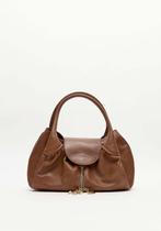 Bolsa Shopping Com Pingentes Marca Lança Perfume Marrom Cor:Marrom