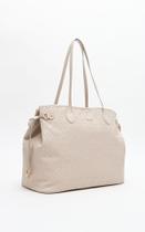 Bolsa Shopping Frequencia Easy Lança Perfume Preto Ou Bege cor:Bege