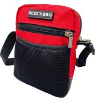 Bolsa Shoulder Bag Bezz Transversal Moda Unisexx Pochete Vermelha