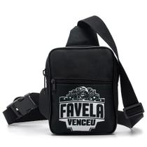 Bolsa Shoulder Bag Favela Venceu Mini Pochete Transversal Bolsa Shoulder Bag Favela Venceu Mini Pochete Transversal