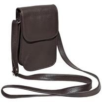 Bolsa Shoulder Bag Feminina Masculina Em Couro Legitimo Ombro Pratica Moderna