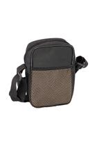 Bolsa Shoulder Bag LS Preta Com Tela 2 Divisões - SB5017