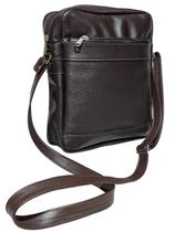 Bolsa Shoulder Bag Masculina Em Couro Comporta Notebook