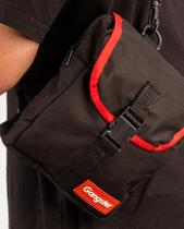 Bolsa Shoulder Bag Masculina Gangster Preta Básica