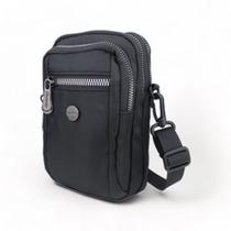 Bolsa Shoulder Bag Masculino Feminina Transversal De Lado Bolsinha de Ombro Pochete Crossbody Unissex - 8821