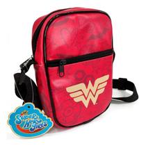 Bolsa Shoulder Bag Oficial Mulher Maravilha DC Moda Geek Bolsa Shoulder Bag Oficial Mulher Maravilha DC Moda Geek