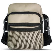 Bolsa Shoulder Bag Pequena Cáqui Mini Pochete Transversal