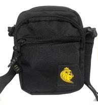 Bolsa Shoulder Bag Puff Life Preta Com Redinha Cordão Ombro Original