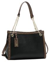 Bolsa Shoulder Detalhe Monograma - Alça de Ombro - Chenson 3485541 - Preto Bolsa Shoulder Detalhe Monograma - Alça de Ombro - Chenson 3485541 - Preto
