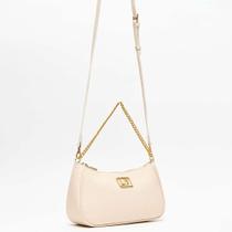 Bolsa Shoulder Lança Perfume Chain In25 Bege Feminino