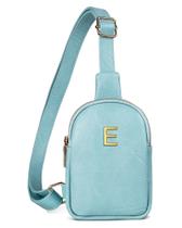 Bolsa Sling Freesya com letra inicial para mulheres e meninas