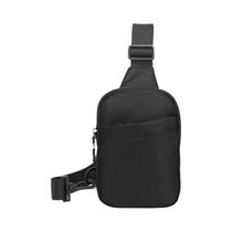 Bolsa Sling Mini Minimalista Preta Casual Moda Bolsa De Ombro Mochila Variável Para Celular