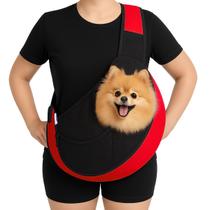 Bolsa Sling Transporte Para Cachorro e Gato Pequeno Conforto Passeio Pet Alça Ajustável Tipo Canguru Skapetshop Bolsa Sling Transporte Para Cachorro e Gato Pequeno Conforto Passeio Pet Alça Ajustável Tipo Canguru Skapetshop