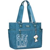 Bolsa Snoopy Grande SP2383 Casual Esportiva Feminina Nylon