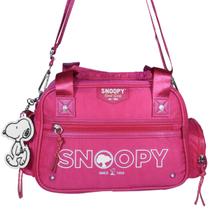 Bolsa Snoopy Maletinha Média Feminina Duas Alças SP2849