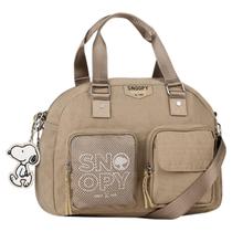 Bolsa Snoopy Malinha Esportiva Casual Tactel Feminina